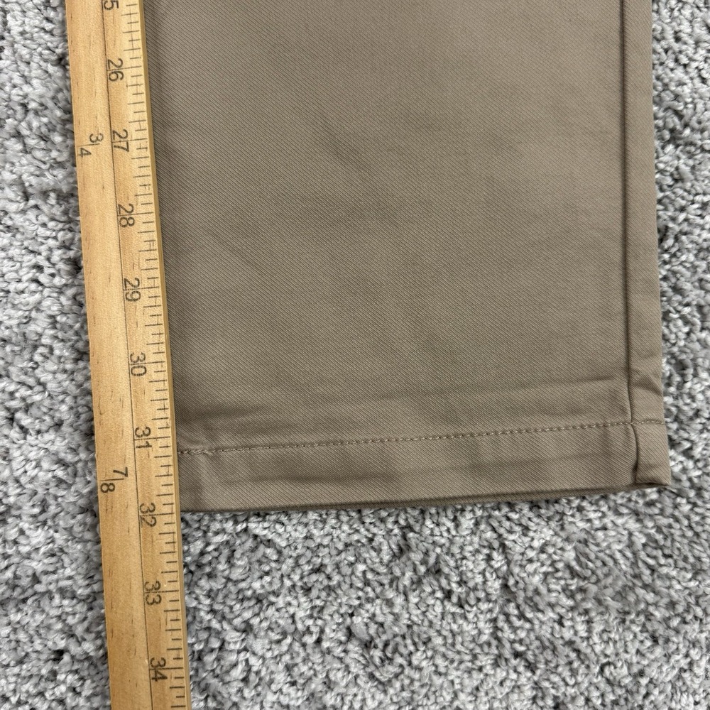 Perk Feel Good Chinos Men's 36x32 NWT Dark Khaki Slim Fit Cotton Stretch Preppy - Picture 6 of 13